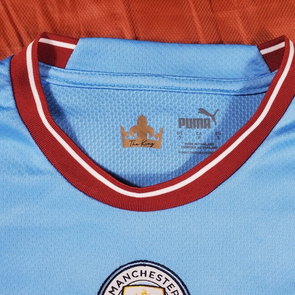 Manchester City FC Home Jersey 21/22‎ Puma Adult Small #7 Addie - Picture 6 of 13